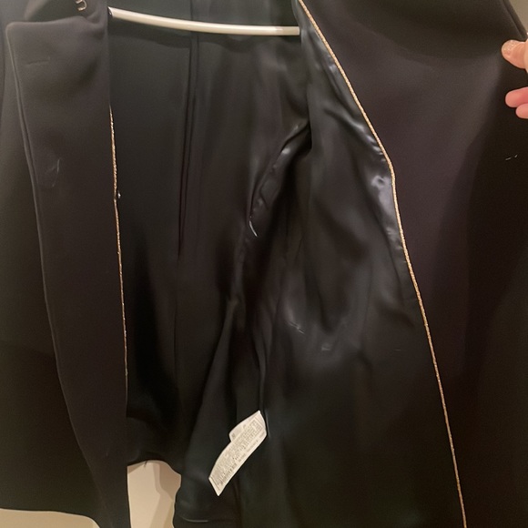 Zara wool coat in medium dark blue - Picture 14 of 16